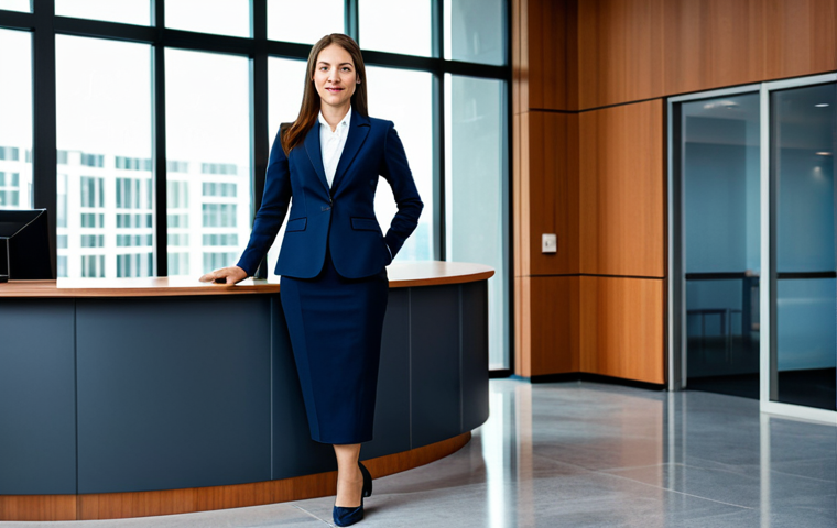 주식 투자에 대한 이론과 실제 - **

"A professional businesswoman in a modest, dark blue business suit, standing confidently in a mo...