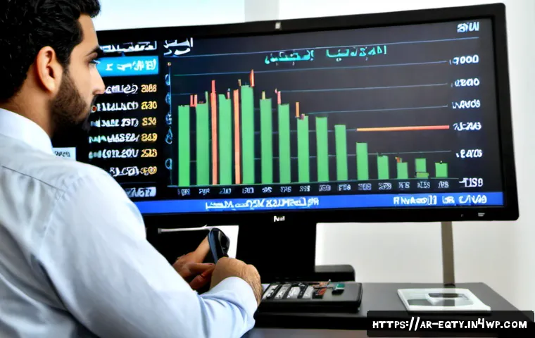 Home 17 주식 시장에서의 공매도 이해하기 - Photorealistic financial education scene in a modern Gulf Arab investment office, a Middle Eastern a...